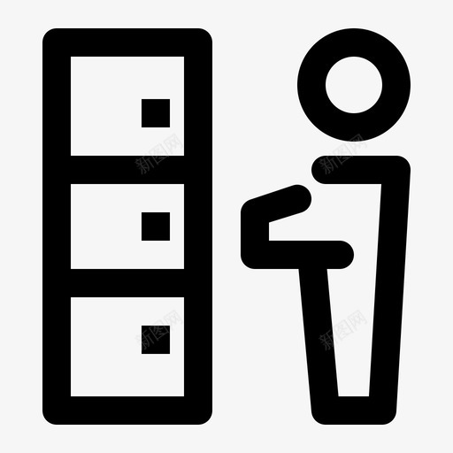 储物柜办公室空间svg_新图网 https://ixintu.com 储物柜 办公室 空间 储藏室 工作区 办公区