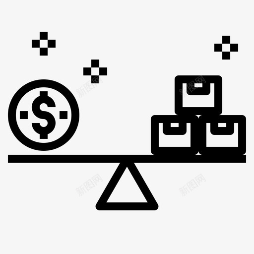 商业盒子金钱svg_新图网 https://ixintu.com 商业 盒子 金钱 规模 大纲