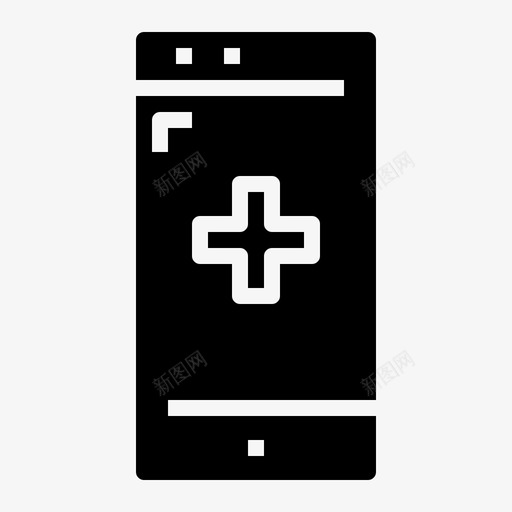 紧急呼叫医院医疗svg_新图网 https://ixintu.com 紧急 呼叫 医疗 医院 电话 智能 手机