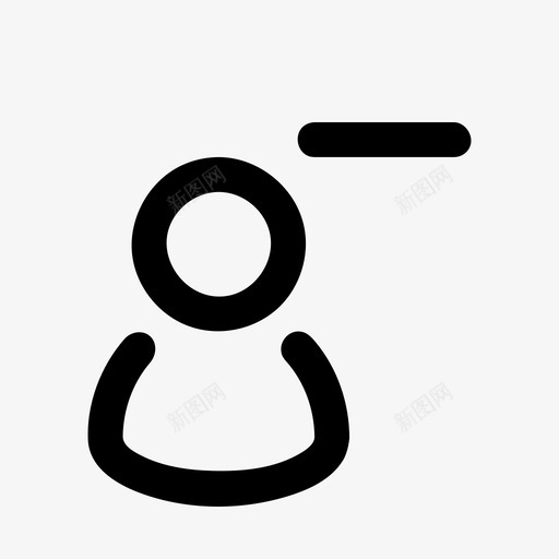 删除好友联系人用户界面svg_新图网 https://ixintu.com 删除 好友 联系人 用户界面