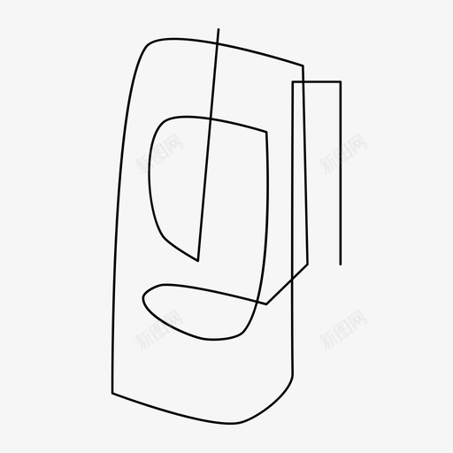 当代艺术线抽象涂鸦svg_新图网 https://ixintu.com 当代艺术 抽象 涂鸦 天真 一行