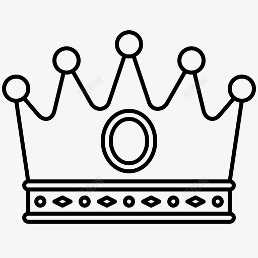 皇冠装饰头饰svg_新图网 https://ixintu.com 皇冠 装饰 头饰 珠宝 国王 生日 派对 系列