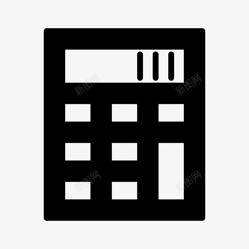 计算器加法器估计器svg_新图网 https://ixintu.com 计算器 加法器 估计 器积 算器 商业 符号