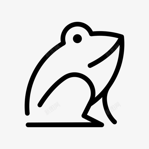 青蛙两栖动物蟾蜍svg_新图网 https://ixintu.com 动物 青蛙 两栖 蟾蜍 野生动物 动物园