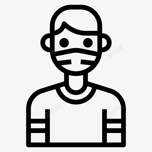 阿凡达可爱男人svg_新图网 https://ixintu.com 阿凡 可爱 男人 个人资料 狗屎 面具 轮廓