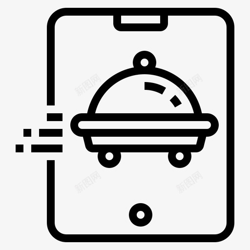 送货在线订购svg_新图网 https://ixintu.com 送货 在线订购 智能 手机 平板电脑 食品 大纲