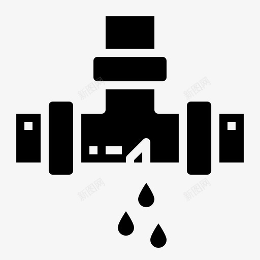 漏水建筑家庭维修svg_新图网 https://ixintu.com 水管 管工 漏水 建筑 建筑家 家庭 维修 管道 工具