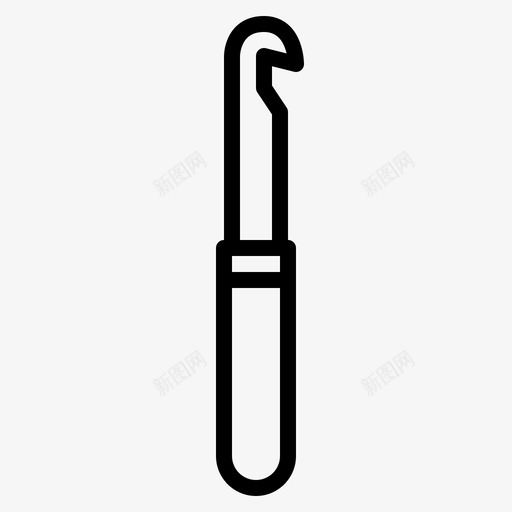 钩针钩子缝纫svg_新图网 https://ixintu.com 钩针 钩子 缝纫 缝纫工 工具