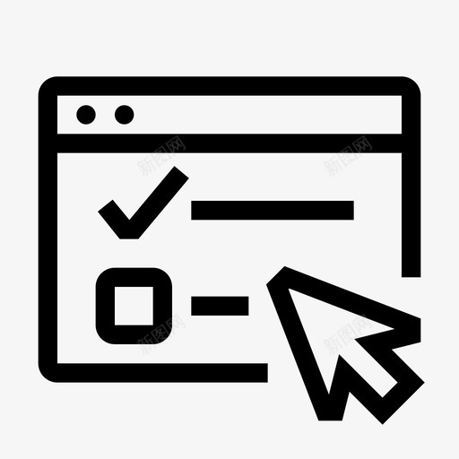 在线教育浏览器点击svg_新图网 https://ixintu.com 在线教育 浏览器 点击 考试 考试学 学习 测试 教育 在线学习