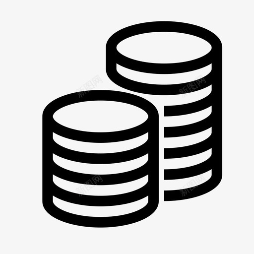 钱现金美分svg_新图网 https://ixintu.com 钱现金 现金 美分 硬币 美元 必需品