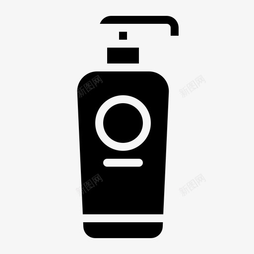 乳液化妆品保湿剂svg_新图网 https://ixintu.com 乳液 化妆品 保湿 护肤品 水疗 固体