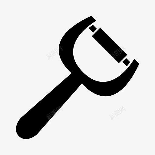 马铃薯削皮机设备工具svg_新图网 https://ixintu.com 马铃薯 削皮机 工具 设备 工作 图标