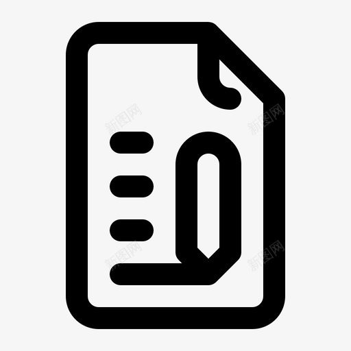 写作文件纸张svg_新图网 https://ixintu.com 文件 写作 写作文 纸张 文件夹