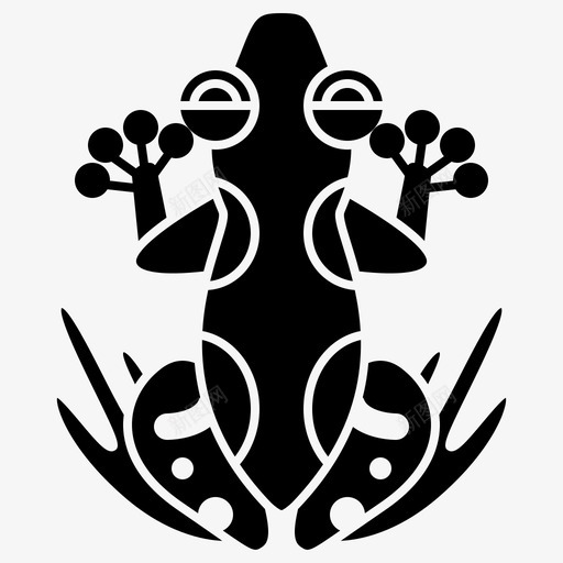 两栖动物男爵青蛙svg_新图网 https://ixintu.com 两栖 动物 男爵 青蛙 马达 加斯 螳螂 毒药 雕文
