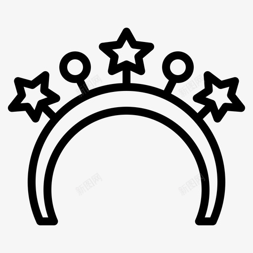 头带装饰搞笑svg_新图网 https://ixintu.com 头带 装饰 搞笑 聚会 生日
