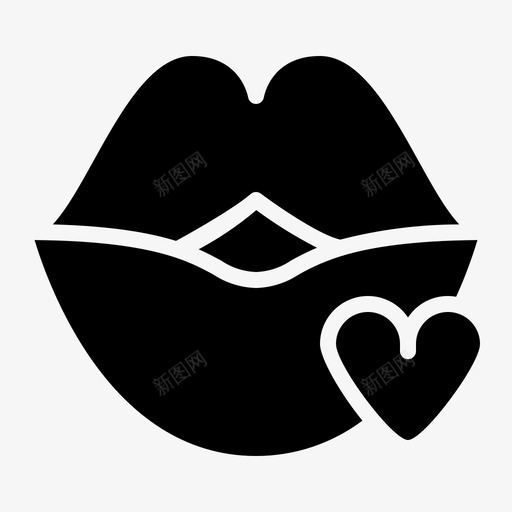 吻爱浪漫svg_新图网 https://ixintu.com 浪漫 吻爱 情人节