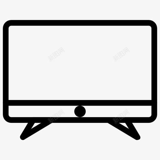 电视家电电子svg_新图网 https://ixintu.com 电视 家电 电子设备 家用 电视购物 菜单