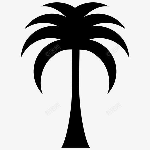 棕榈树海滩椰子树svg_新图网 https://ixintu.com 棕榈树 海滩 椰子树 岛屿 热带 旅游度假 旅行