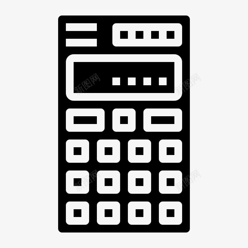 计算器计算教育svg_新图网 https://ixintu.com 计算器 计算 教育 数学 技术学校 文具