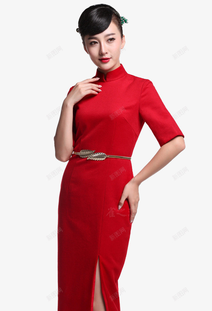篇中国红美女旗袍浪漫人生png免抠素材_新图网 https://ixintu.com 中国 美女 旗袍 浪漫 人生