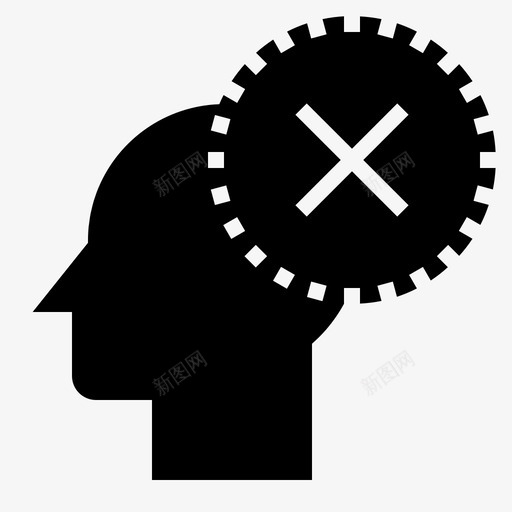头像禁令错误svg_新图网 https://ixintu.com 头像 思维 禁令 错误 个人