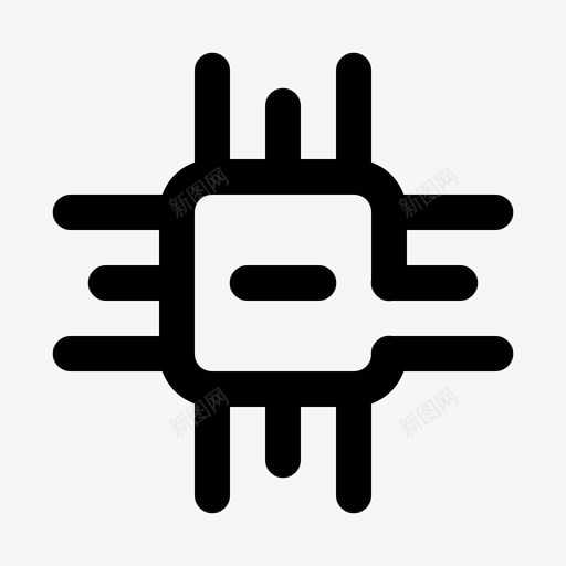 微芯片控制器装置svg_新图网 https://ixintu.com 芯片 控制器 装置 技术 芯片组 电路
