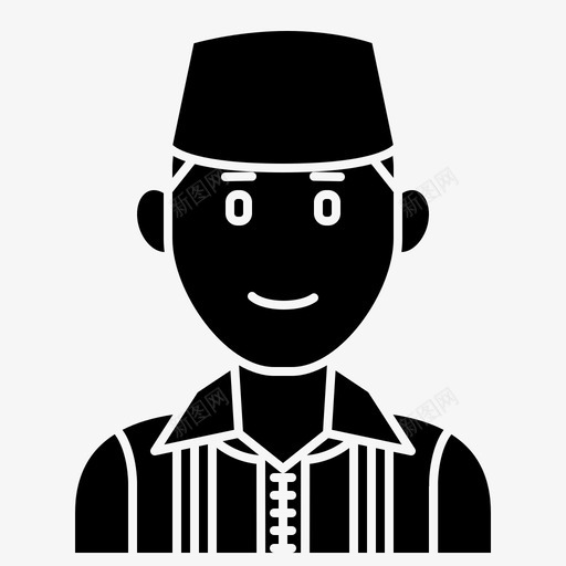 塞尔维亚阿凡达刺绣svg_新图网 https://ixintu.com 塞尔维亚 阿凡 刺绣 男子 传统 男性 民族 特征 雕文