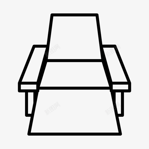 躺椅椅子家具svg_新图网 https://ixintu.com 躺椅 椅子 家具 家用 室内