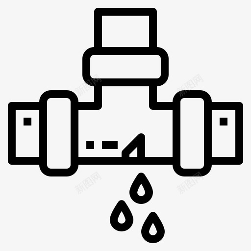 漏水建筑家庭维修svg_新图网 https://ixintu.com 水管 管工 漏水 建筑 建筑家 家庭 维修 管道 工具