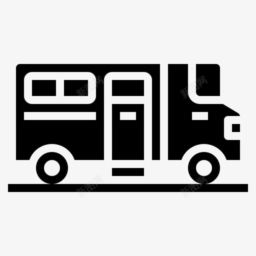 公交车教育车校车svg_新图网 https://ixintu.com 校车 公交车 教育 交通车 接送 车返