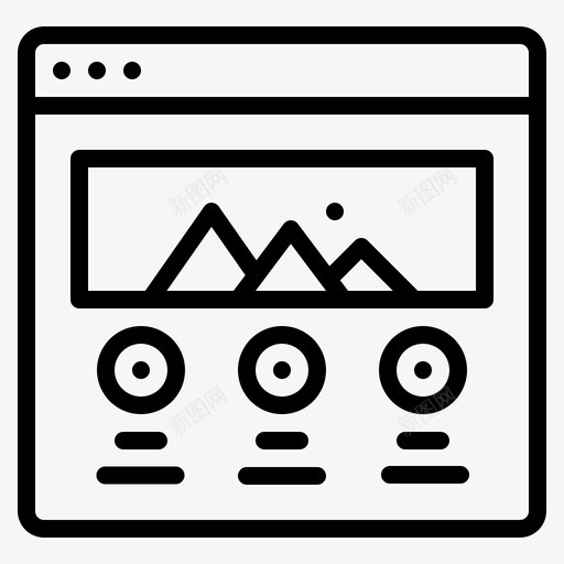 博客文章列表svg_新图网 https://ixintu.com 网站 博客 文章 列表 布局 设计