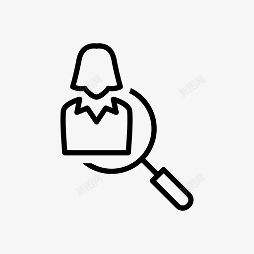 招聘员工就业svg_新图网 https://ixintu.com 招聘 员工 就业工作 搜索 职业 大纲