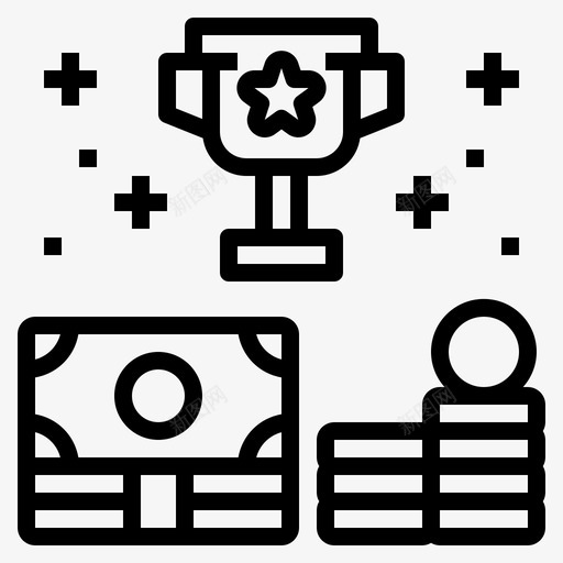 奖杯冠军电子竞技svg_新图网 https://ixintu.com 电子竞技 奖杯 冠军 金钱 胜利 大纲