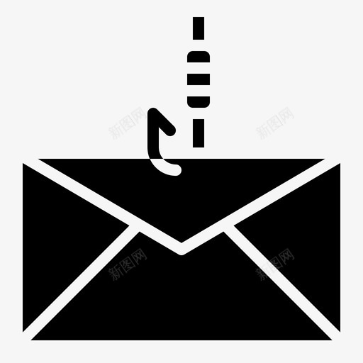 钓鱼电子邮件网络和安全svg_新图网 https://ixintu.com 钓鱼 电子邮件 网络 安全