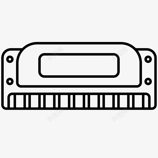 口琴吹奏乡村svg_新图网 https://ixintu.com 口琴 吹奏 乡村 风琴 声音 乐器