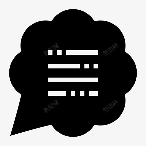 聊天交流会话svg_新图网 https://ixintu.com 泡泡 语音 聊天 交流 交流会 会话 多媒体