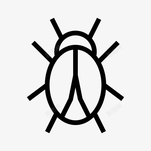 虫子农业害虫svg_新图网 https://ixintu.com 农业 虫子 害虫 农业生产 生产线