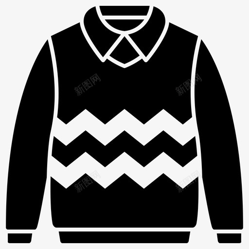 衣服套头衫针织品svg_新图网 https://ixintu.com 衣服 套头 针织品 毛衣 冬天 雕文