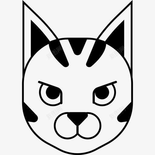 孟加拉品种猫svg_新图网 https://ixintu.com 品种 孟加拉 小猫 宠物 野生 猫咪