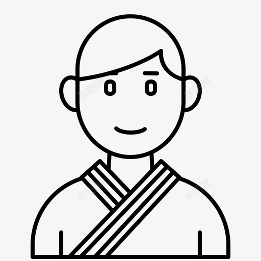 男性角色中国男性svg_新图网 https://ixintu.com 男性 角色 中国 传统 民族