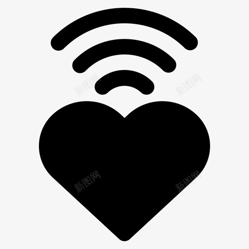 爱情信号浪漫情人节svg_新图网 https://ixintu.com 爱情 信号 情人节 浪漫 生活 雕文