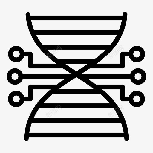 dna人工智能数字svg_新图网 https://ixintu.com 人工智能 数字 技术