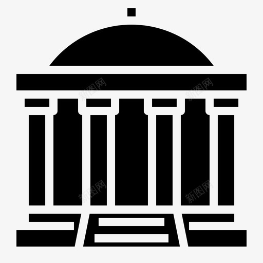 博物馆建筑古典svg_新图网 https://ixintu.com 博物馆 建筑 古典 文化 寺庙 城市 元素