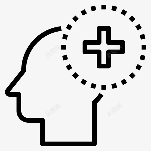 头像化身健康svg_新图网 https://ixintu.com 思维 头像 化身 健康 医学 个人 大纲