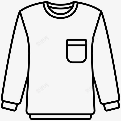 服装休闲长款svg_新图网 https://ixintu.com 服装 休闲 长款 衬衫 袖子 服装系 系列