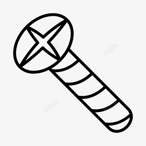 螺栓设备工具svg_新图网 https://ixintu.com 工具 螺栓 设备 工作 图标