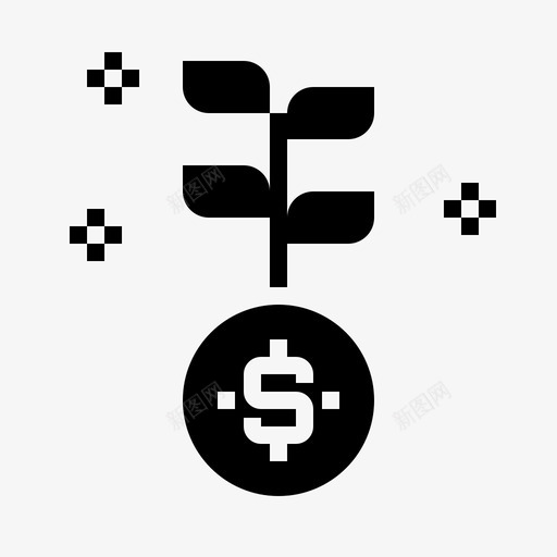 创业金钱金钱树svg_新图网 https://ixintu.com 创业 金钱 金钱树 钱树 商业 坚实