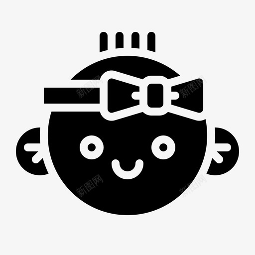 弓宝贝布svg_新图网 https://ixintu.com 宝贝 布可爱 可爱