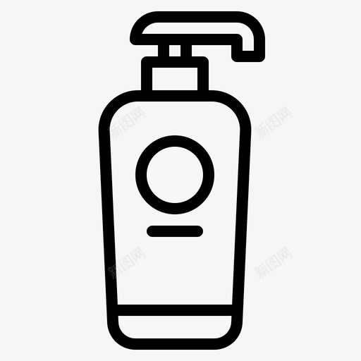 乳液化妆品保湿剂svg_新图网 https://ixintu.com 乳液 化妆品 保湿 护肤品 水疗
