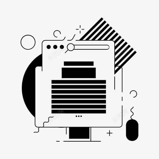 网站计算机布局svg_新图网 https://ixintu.com 网页 网站 计算机 布局 页面